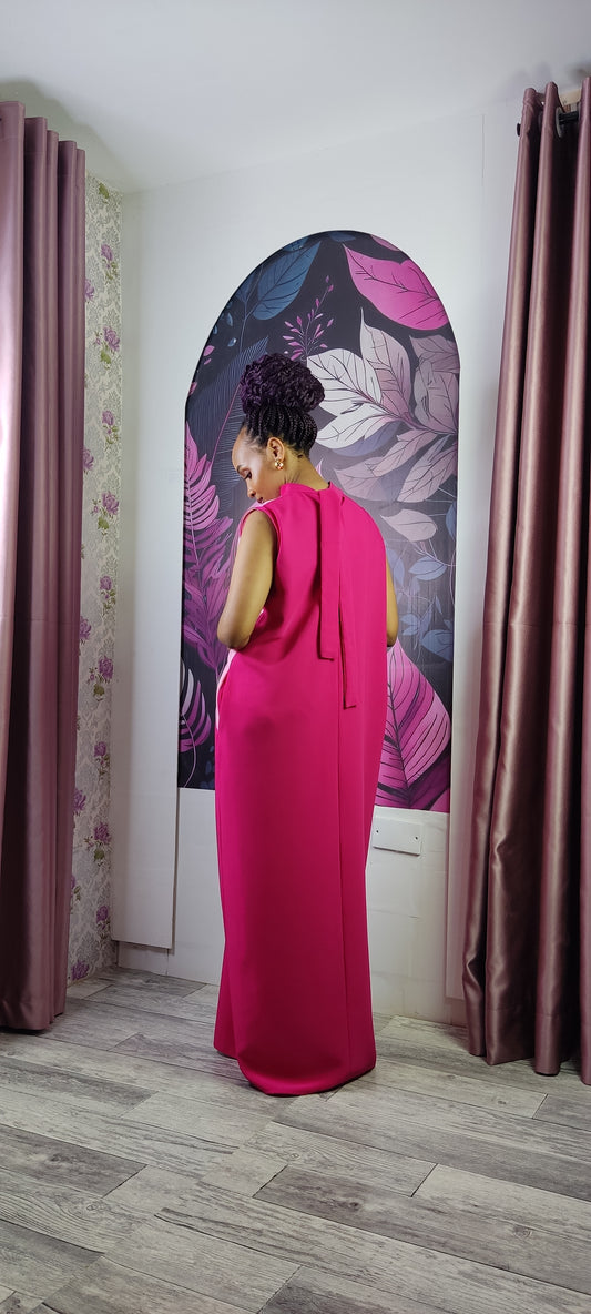 2. Pink Sky Maxi Dress