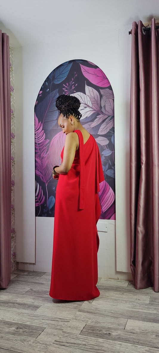 3. Athena One Shoulder Kaftan