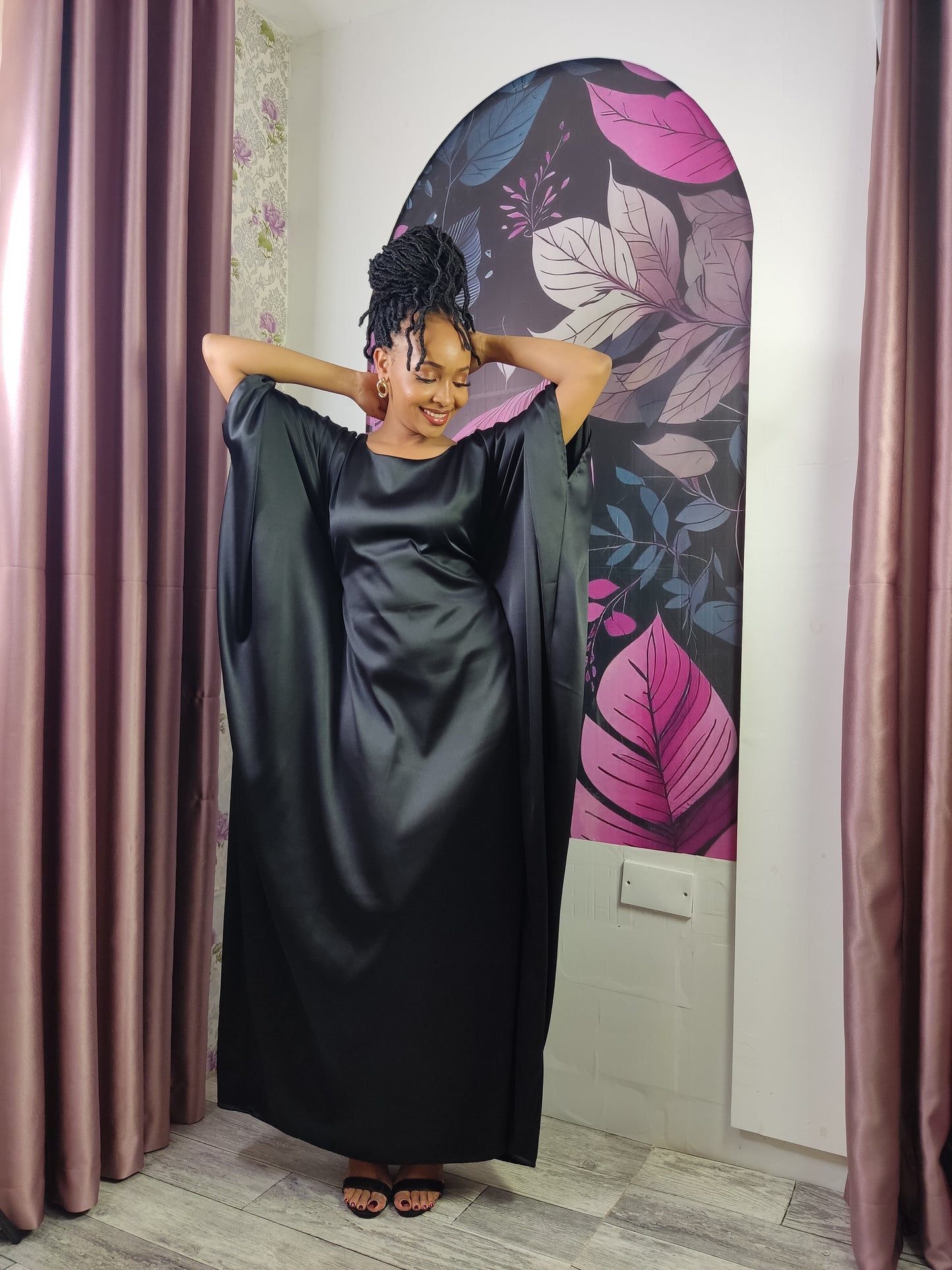 8. Modest Luxury Kaftan - Black