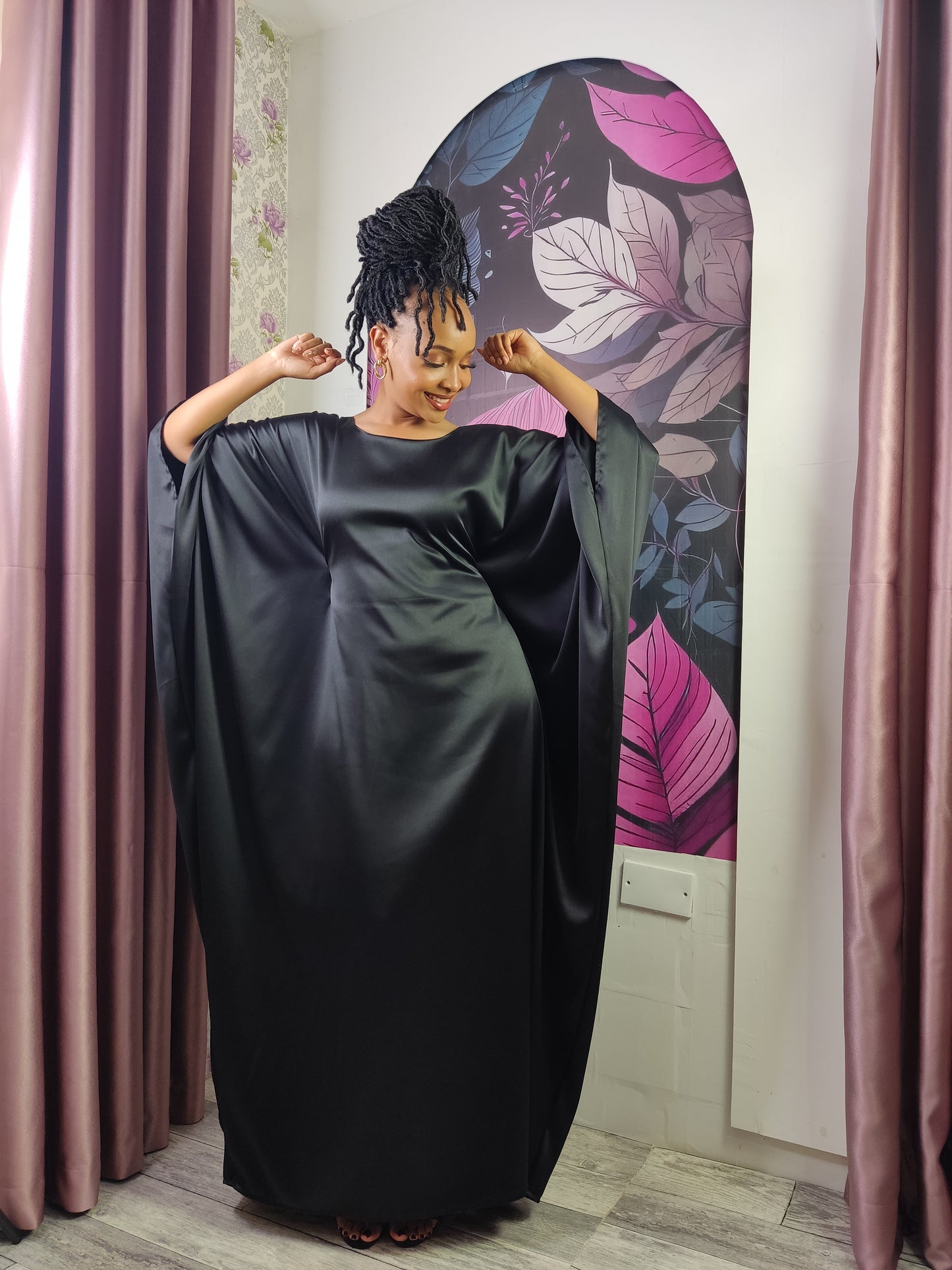 8. Modest Luxury Kaftan - Black