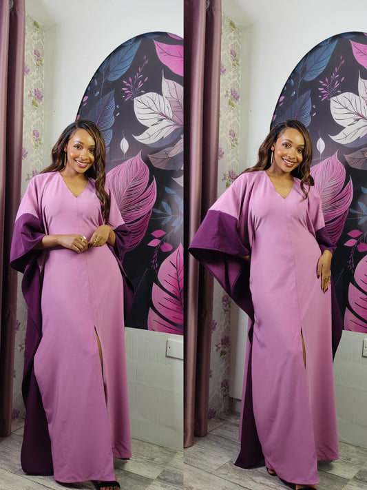 7. Rose Purple Kaftan