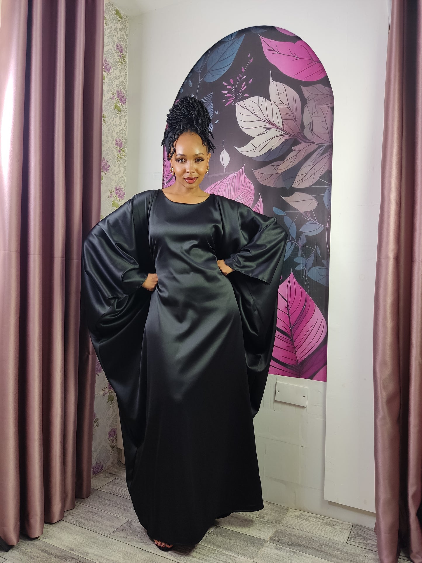 8. Modest Luxury Kaftan - Black