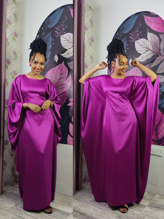 Modest Luxury Kaftan - Fuchsia